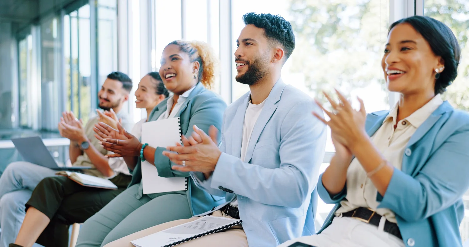 Diverse team meeting